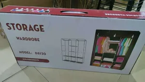 Ingantacciyar Wardrobe Mai Girma Mai Sauƙin Ɗauka (130x45x175cm)