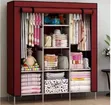 Ingantacciyar Wardrobe Mai Girma Mai Sauƙin Ɗauka (130x45x175cm) - 2