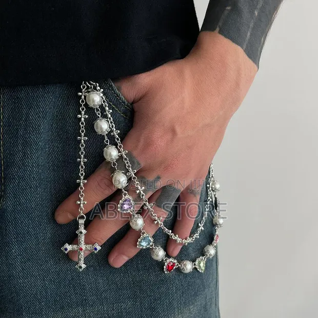 Stylish Stainless Steel Jean Chain for Men - 1