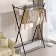 Heavy-Duty Foldable X-Type Clothes Drying Rack - 1