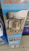 Heavy-Duty Foldable X-Type Clothes Drying Rack - 3