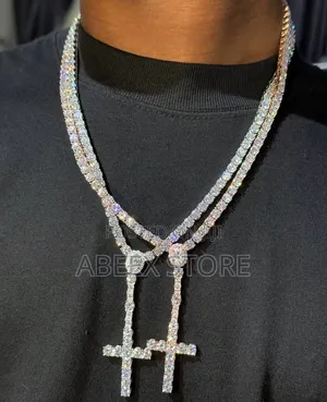 Iced Out Zirconia Tennis Chain with Pendant