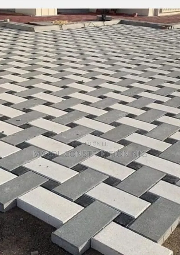 Interlocking Paver Road Installation - 1
