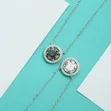 Stylish Necklace with Shining Stones - 1