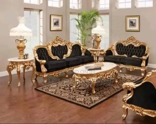 Home Interiors Antique Executive Chairs (7 Seater) - 1