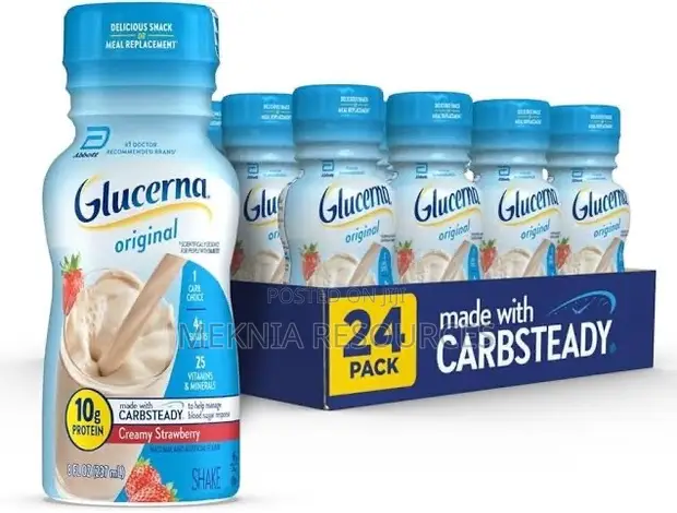 Glucerna Original Diabetic Nutrition Shake 24x237ml - 1