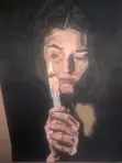 Self-Made Woman Portrait Painting - 2