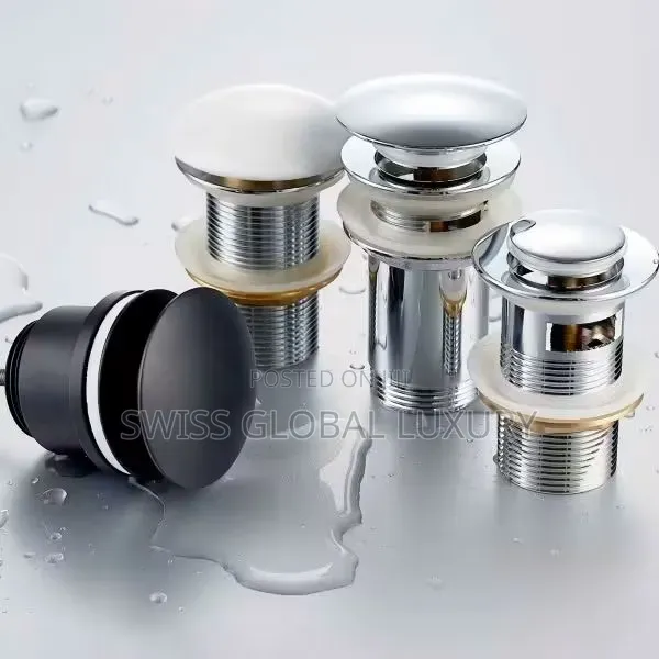 Pop-Up Sink Drain Waste Valve (Unslotted) - 1