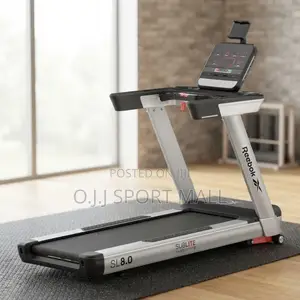 Reebok 4HP Treadmill Machine - 180kg Capacity, 15km/h, 12% Incline