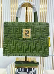 High Quality Fendi Leather Handbag - 1