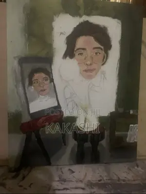 Self-Made Painting of a Woman