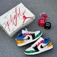 Air Jordan 1 Low Multi-Color Custom Sneakers - 1
