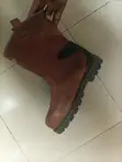 Dickies Brown Leather Pull-On Safety Rigger Boots - 2