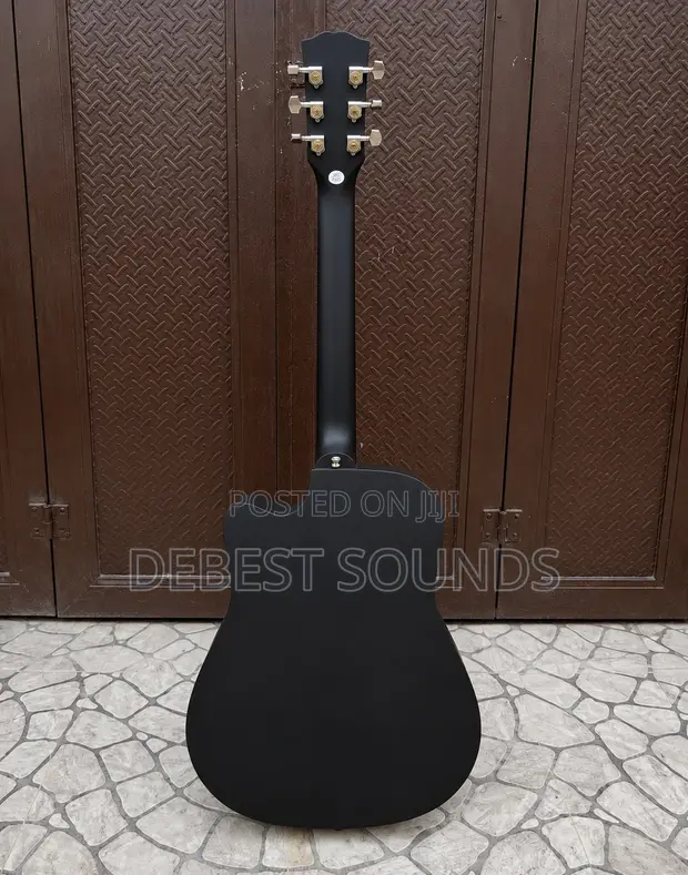 Agile Acoustic Guitar - Black - 1