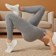 High-Waist Ribbed Knit Leggings - 2