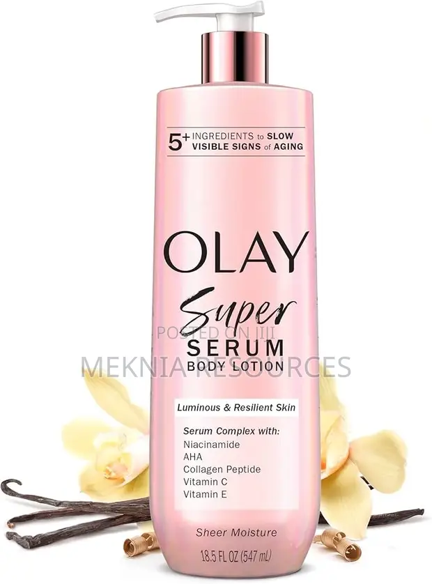 Olay Super Serum 24hr Lasting Hydration Body Lotion, 18.5 Fl Oz - 1