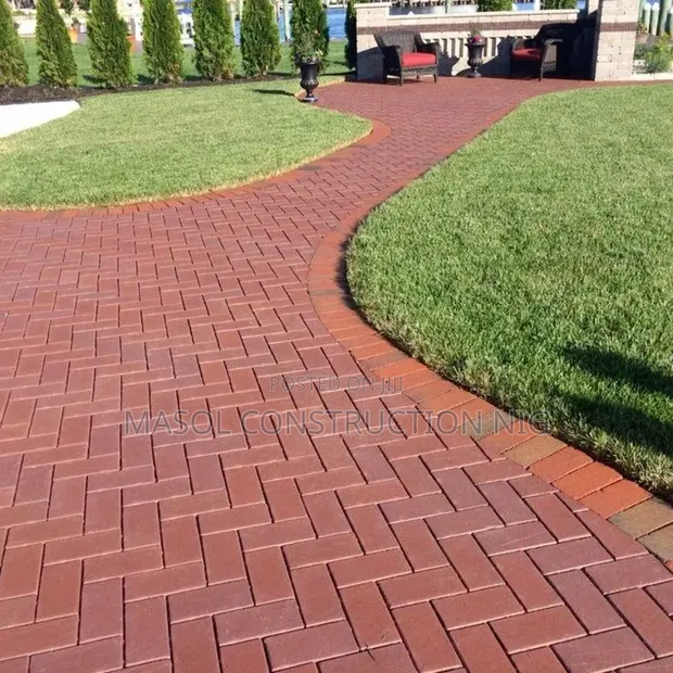 Decorative Paver Road & Compound Works - 1