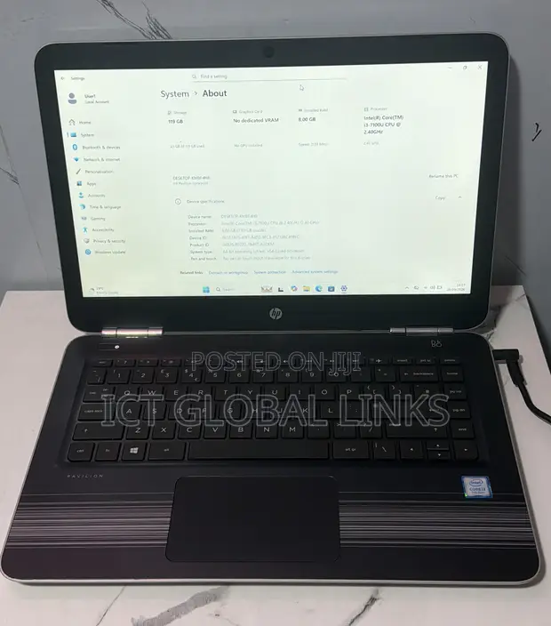 HP Pavilion 14 Laptop - Intel Core i3, 8GB RAM, 128GB SSD - 1