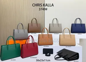 Chris Bella Classic Multicolor Leather Handbag