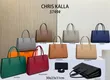 Chris Bella Classic Multicolor Leather Handbag - 2