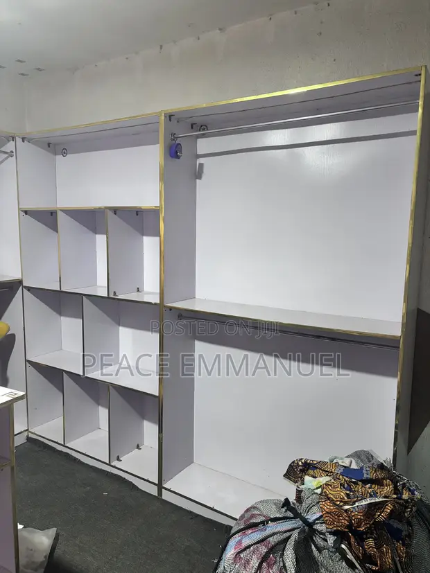 Neatly Used Shelves with Light - 1