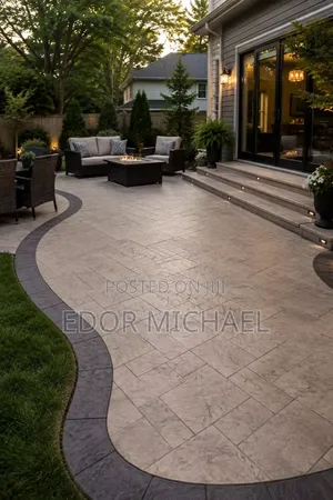 Stamped Concrete & Interlock Flooring - Abuja
