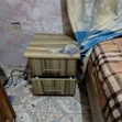 Used 2-Drawer Wooden Chest of Drawers - Gray - 1