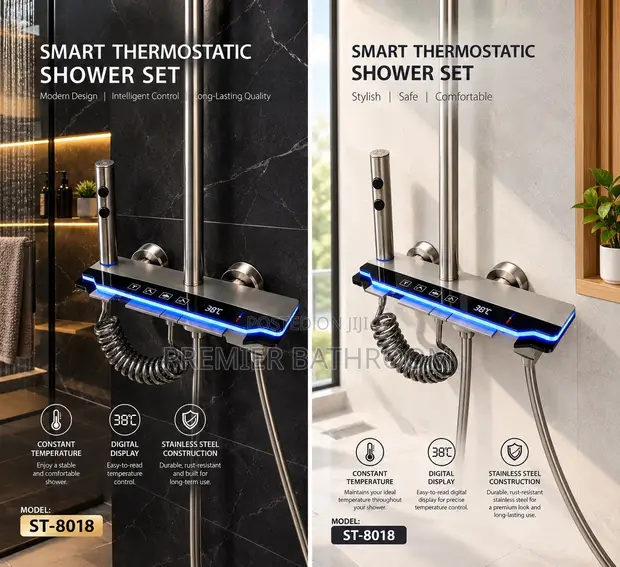 Luxury Standing Shower with Light - Brand New - 1