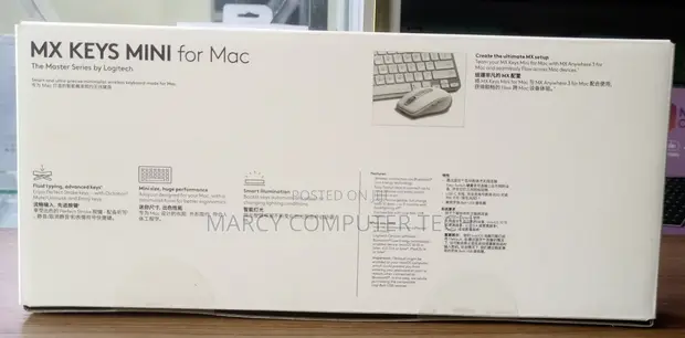 Logitech MX Keys Mini for Mac Wireless Keyboard - 1