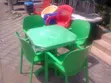 Brand New Plastic Canteen Chair and Table Set - 2