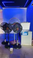 3 Small Fans, Big Ox Fan, DuraVolt Stabilizer, Midea Freezer - 2