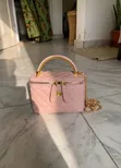Luxury Quilted Vanity Box Bag - White - 1