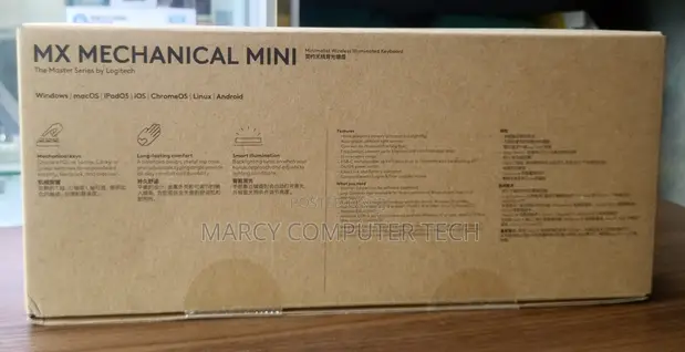 Logitech MX Mechanical Mini for Business Wireless Keyboard - 1