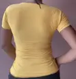Crew Neck Top - Yellow - 4