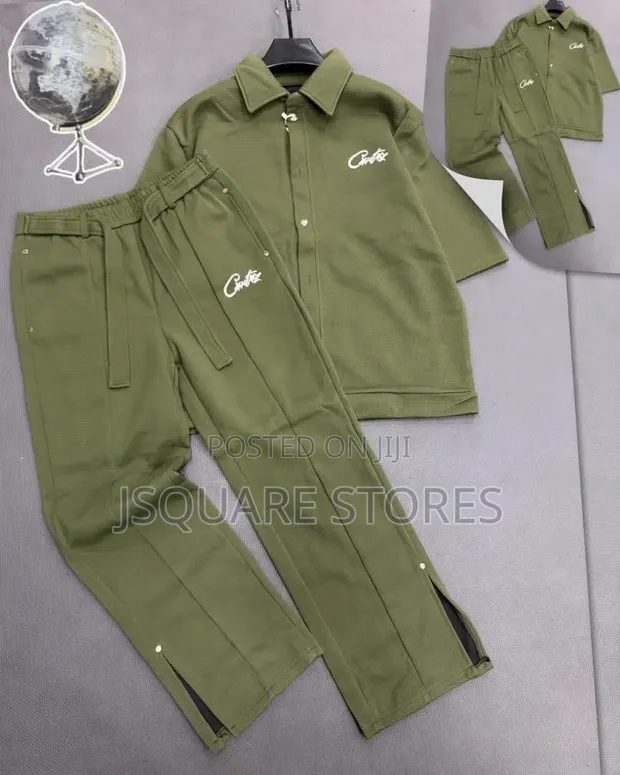 Luxury Button Down Up and Down Set - 1