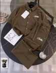Luxury Button Down Up and Down Set - 3