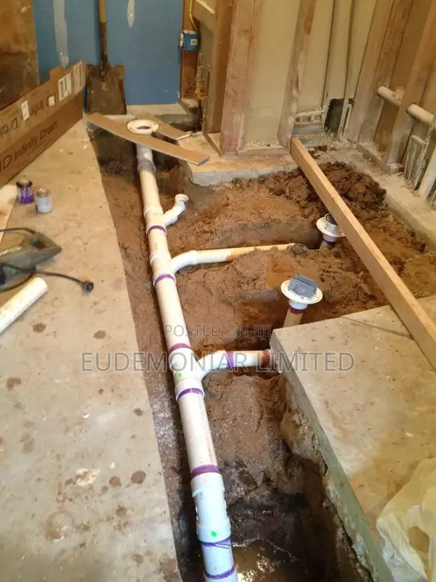 Underground Plumbing Pipe Installation Service - 1