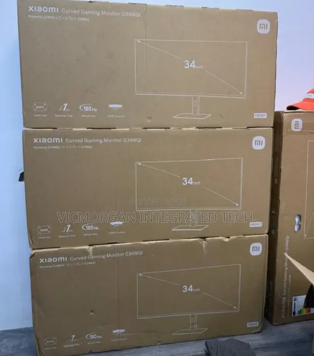 Xiaomi 34" Curved Gaming Monitor G34WQi 180Hz - 1
