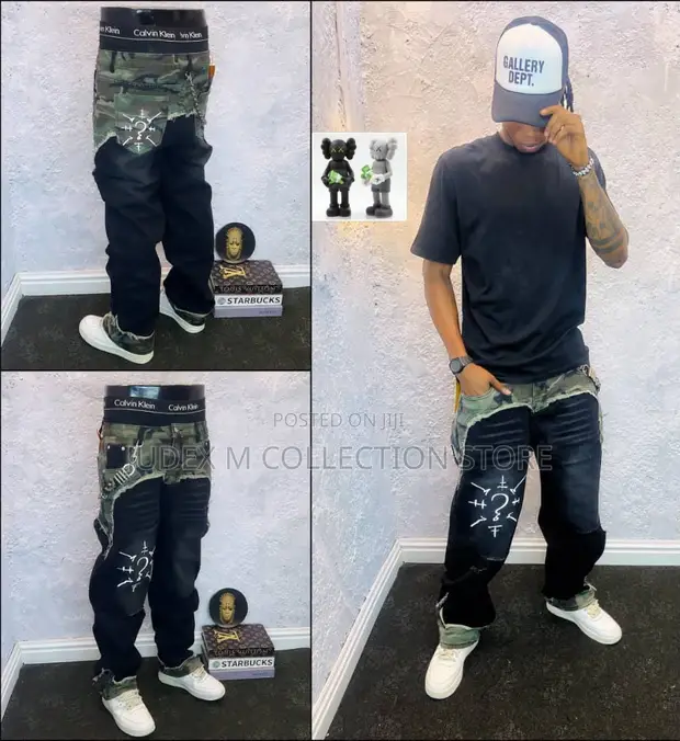 Luxury Camo Long Trouser and Baggy Jean - 1