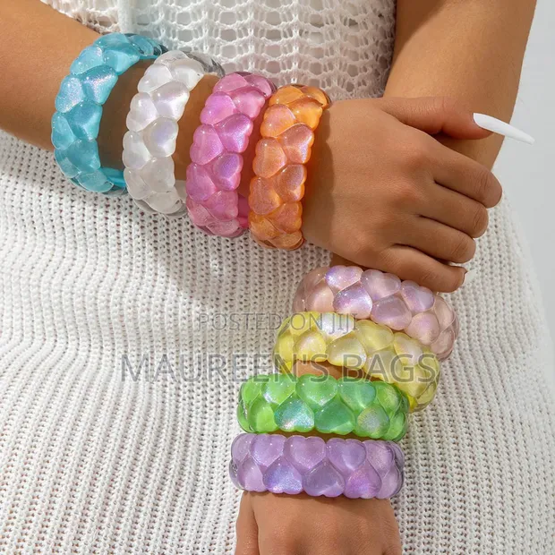 Acrylic Hand Bangle Set - 1