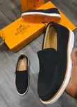 Hermes White Sole Loafers - 4