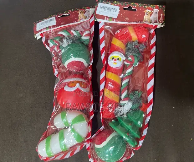 Christmas Dog Toy Stockings Gift Set - 1