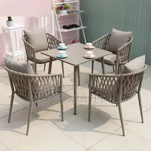 Arden Garden Chairs Set with Cushion and Table