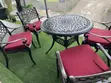 Arden Jirgin Waje na Karfe don Cin Abinci tare da Tebur - Sabon - 4