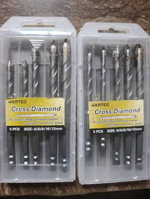 KRTED Cross Diamond Multi-Purpose Drill Bit Set (5-Piece)
