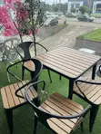 Ingantacciyar Waje Kujerun Dining na Waje - 3