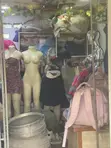 Neatly Used Silver Full Body Mannequin - 1