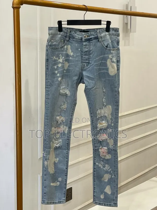 Amiri High Quality Straight Jeans - Brand New - 1