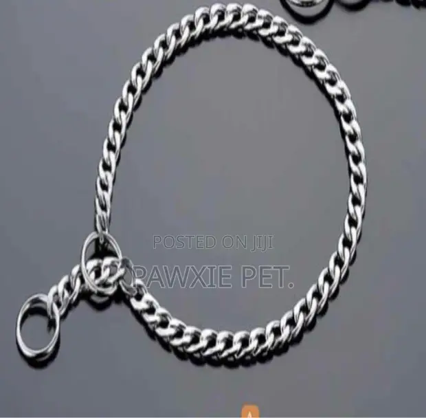 Flat Choke Chain Collar 3.5mm x 60cm - 1