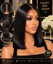 SDD Bonestraight Natural Colour Hair Unit - 1